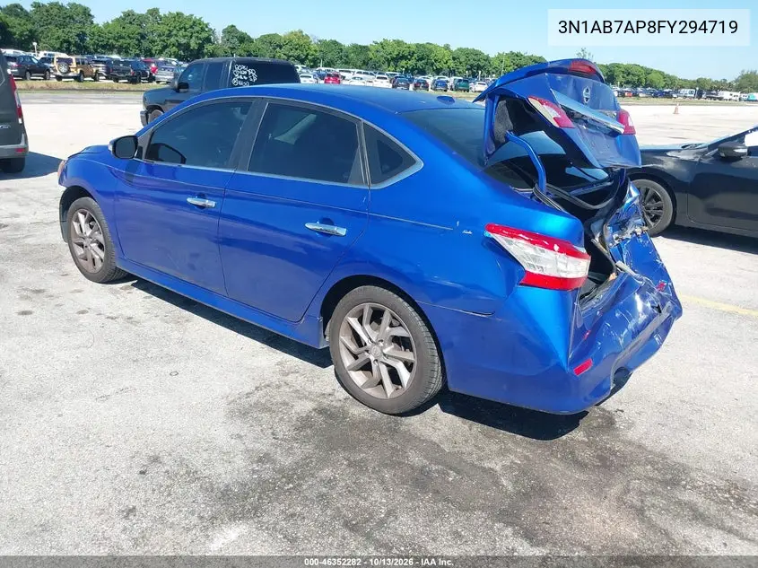 2015 NISSAN SENTRA VIN 3N1AB7AP8FY294719 — фото 3