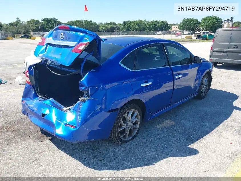 2015 NISSAN SENTRA VIN 3N1AB7AP8FY294719 — фото 4
