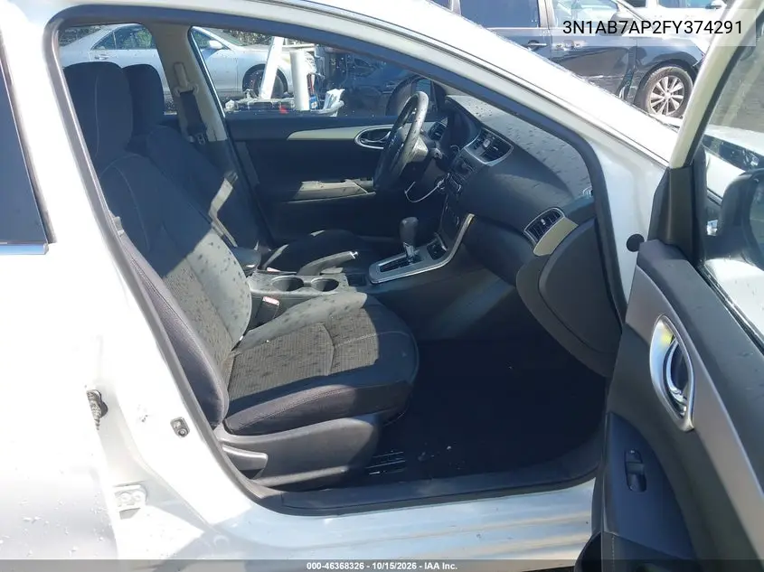 2015 NISSAN SENTRA VIN 3N1AB7AP2FY374291 — фото 5