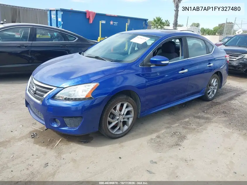 2015 NISSAN SENTRA VIN 3N1AB7AP1FY327480 — фото 2