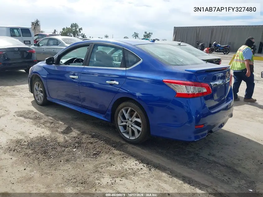 2015 NISSAN SENTRA VIN 3N1AB7AP1FY327480 — фото 3