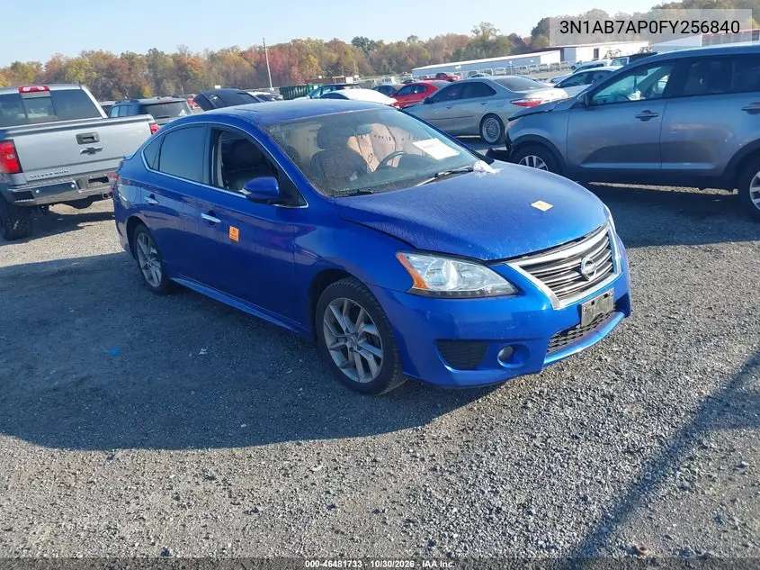 NISSAN SENTRA 2015, VIN 3N1AB7AP0FY256840