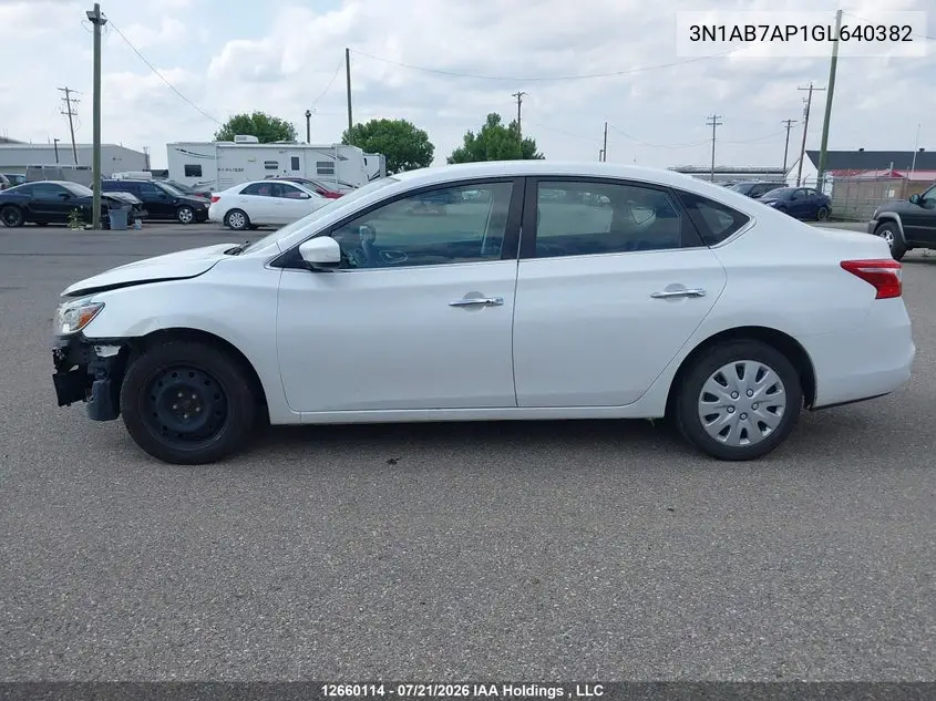 2016 NISSAN SENTRA VIN 3N1AB7AP1GL640382 — фото 15