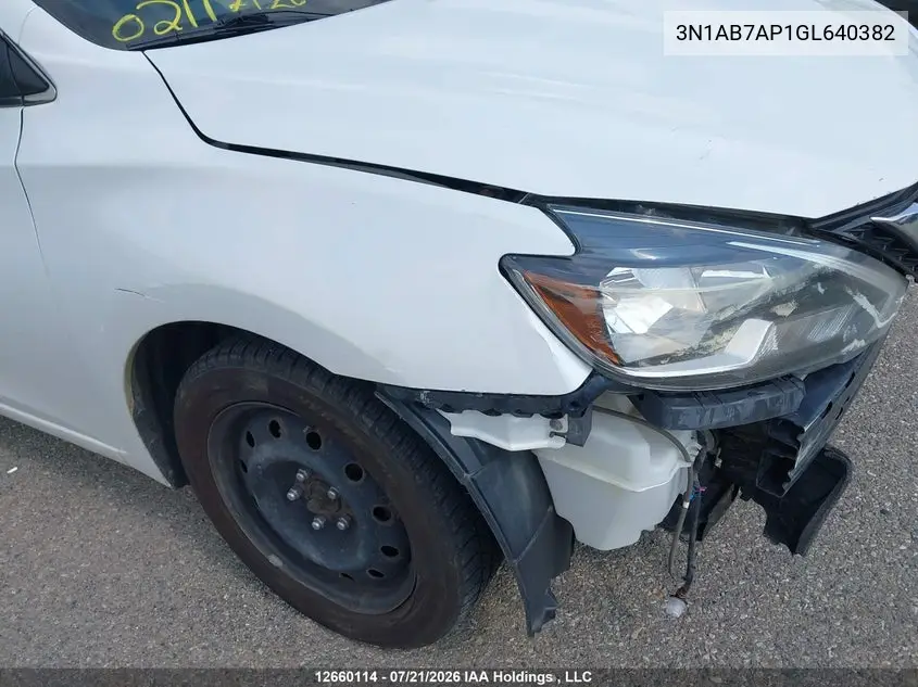2016 NISSAN SENTRA VIN 3N1AB7AP1GL640382 — фото 21