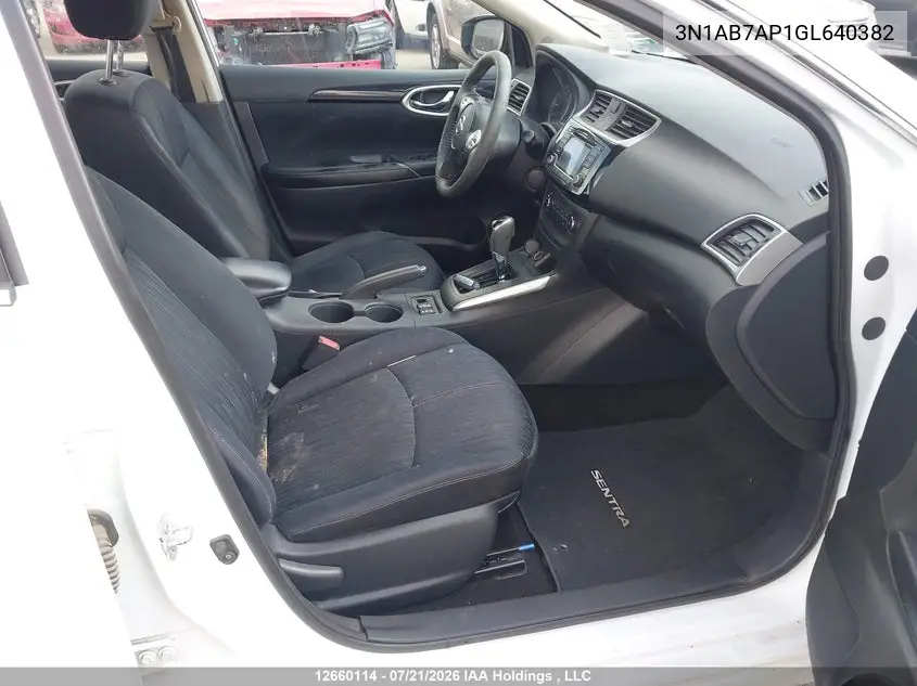 2016 NISSAN SENTRA VIN 3N1AB7AP1GL640382 — фото 5