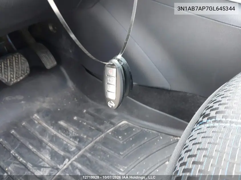 2016 NISSAN SENTRA VIN 3N1AB7AP7GL645344 — фото 11