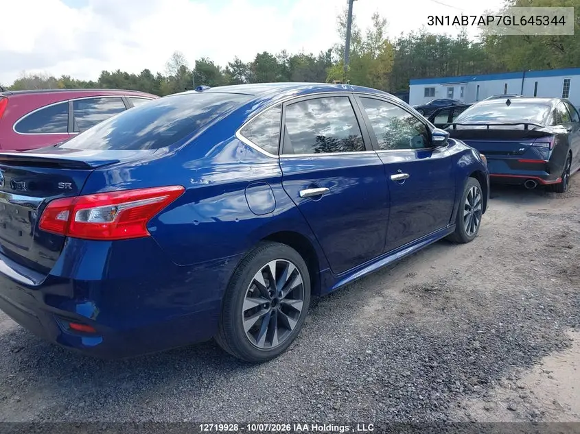2016 NISSAN SENTRA VIN 3N1AB7AP7GL645344 — фото 13