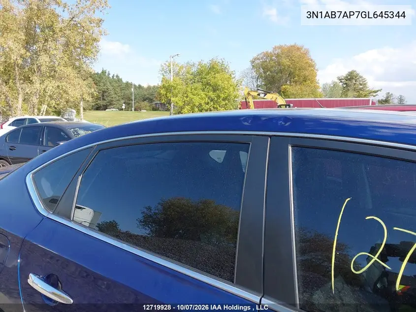 2016 NISSAN SENTRA VIN 3N1AB7AP7GL645344 — фото 20