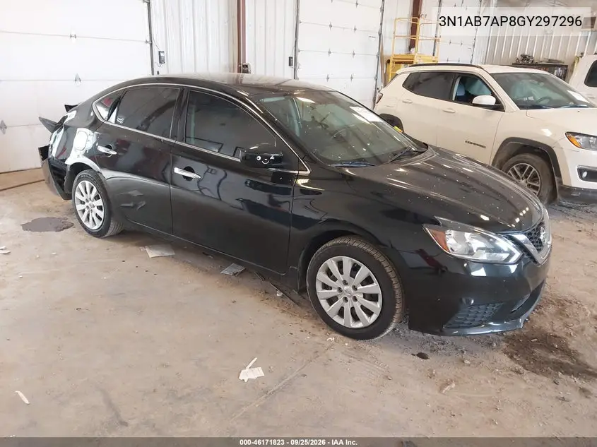 NISSAN SENTRA 2016, VIN 3N1AB7AP8GY297296