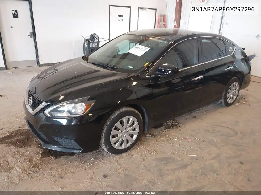 2016 NISSAN SENTRA VIN 3N1AB7AP8GY297296 — фото 2