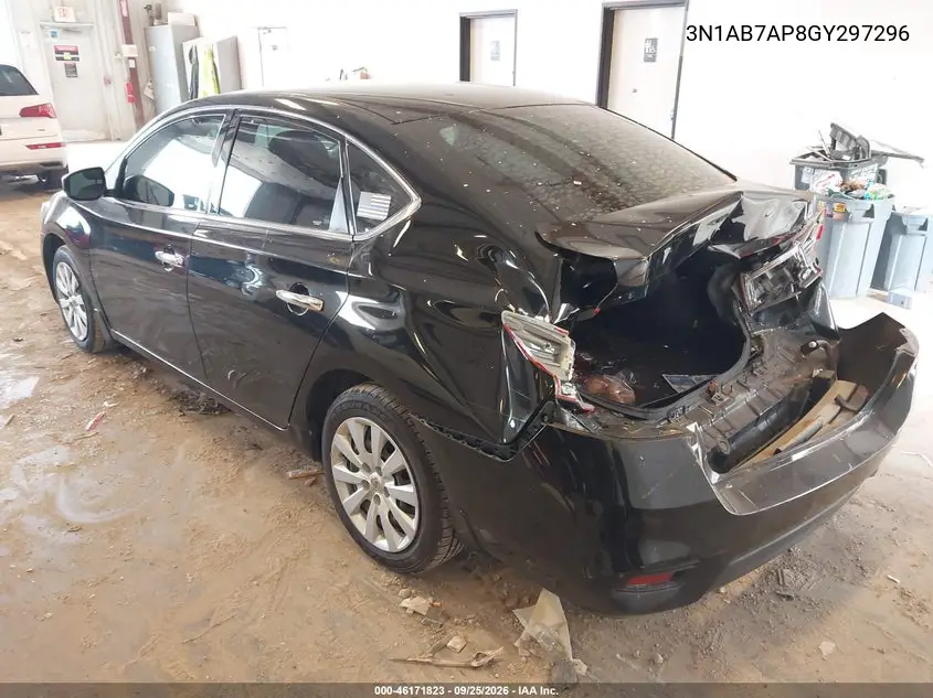 2016 NISSAN SENTRA VIN 3N1AB7AP8GY297296 — фото 3