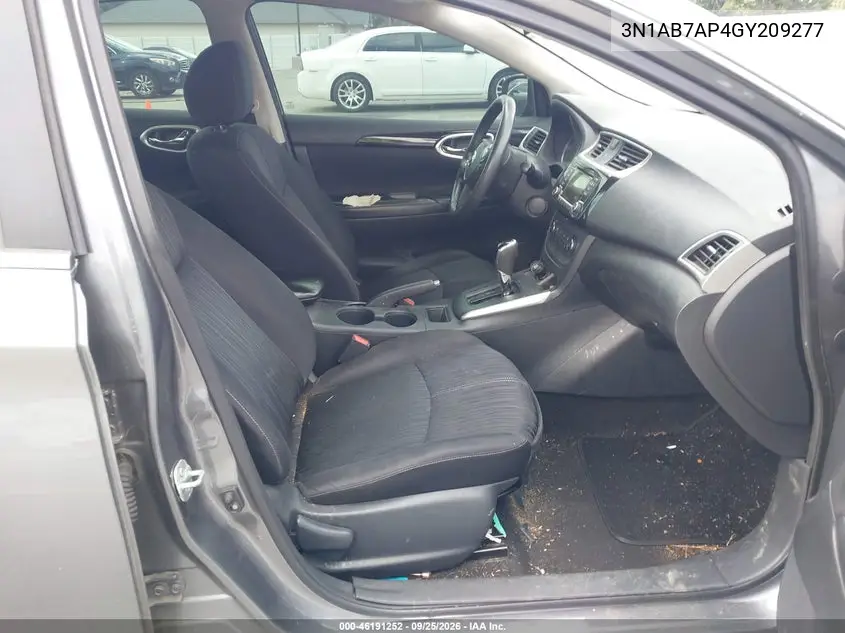 2016 NISSAN SENTRA VIN 3N1AB7AP4GY209277 — фото 5