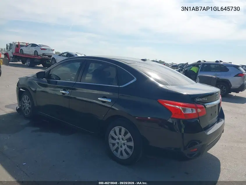 2016 NISSAN SENTRA VIN 3N1AB7AP1GL645730 — фото 3