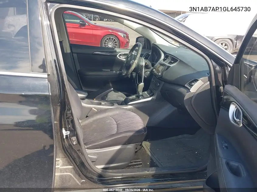 2016 NISSAN SENTRA VIN 3N1AB7AP1GL645730 — фото 5