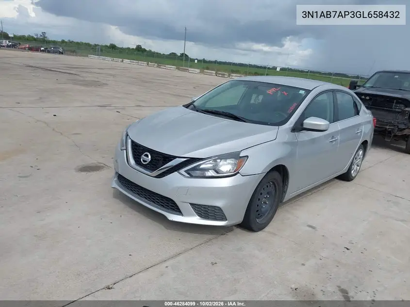 2016 NISSAN SENTRA VIN 3N1AB7AP3GL658432 — фото 2
