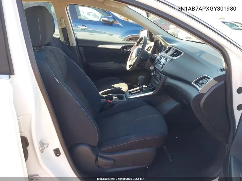 2016 NISSAN SENTRA VIN 3N1AB7APXGY301980 — фото 5