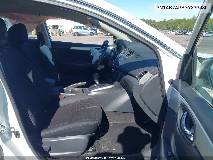 2016 NISSAN SENTRA VIN 3N1AB7AP3GY333430 — фото 5