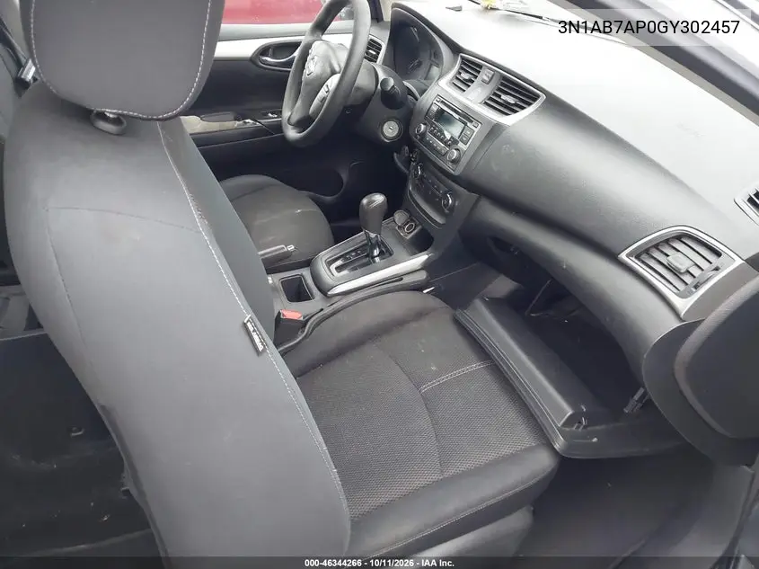2016 NISSAN SENTRA VIN 3N1AB7AP0GY302457 — фото 5