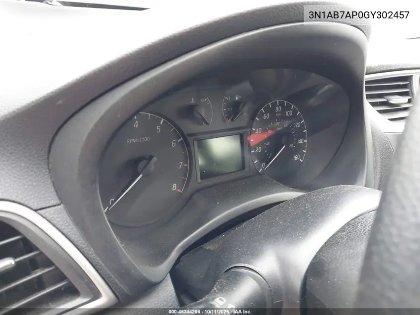 2016 NISSAN SENTRA VIN 3N1AB7AP0GY302457 — фото 7