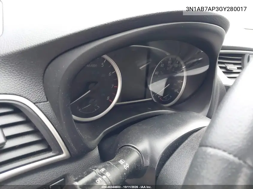 2016 NISSAN SENTRA VIN 3N1AB7AP3GY280017 — фото 7