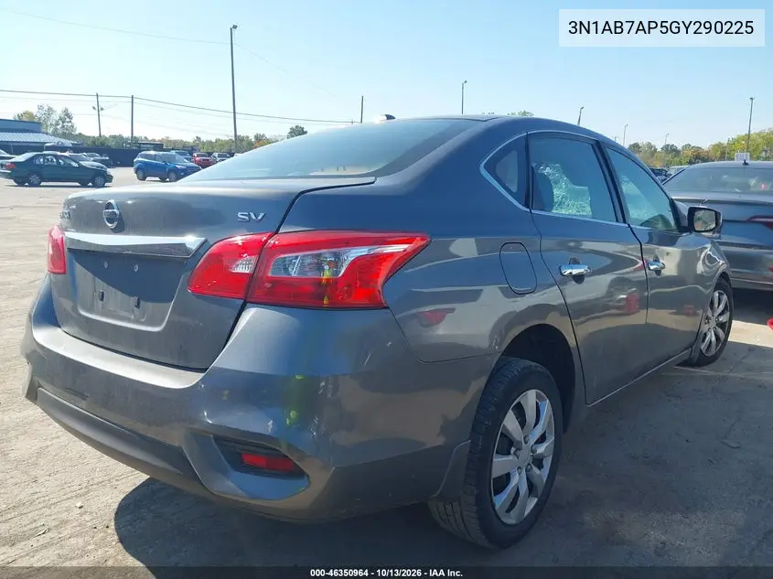 2016 NISSAN SENTRA VIN 3N1AB7AP5GY290225 — фото 4