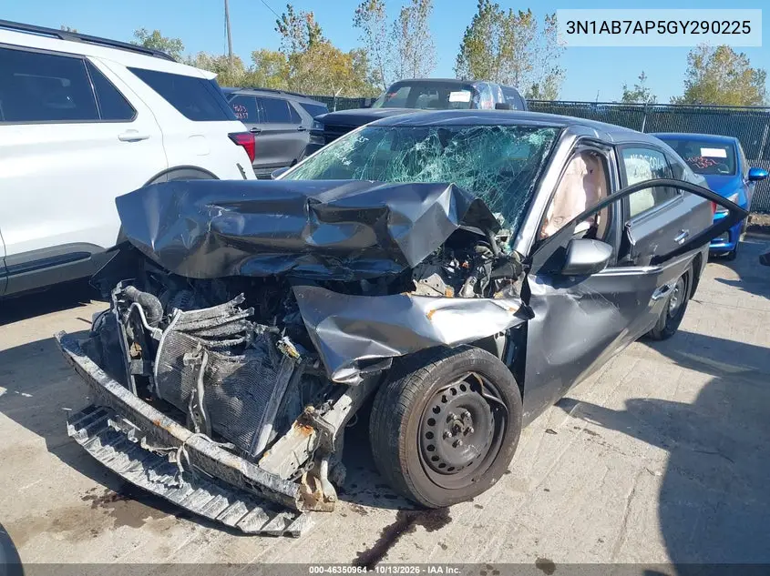 2016 NISSAN SENTRA VIN 3N1AB7AP5GY290225 — фото 6