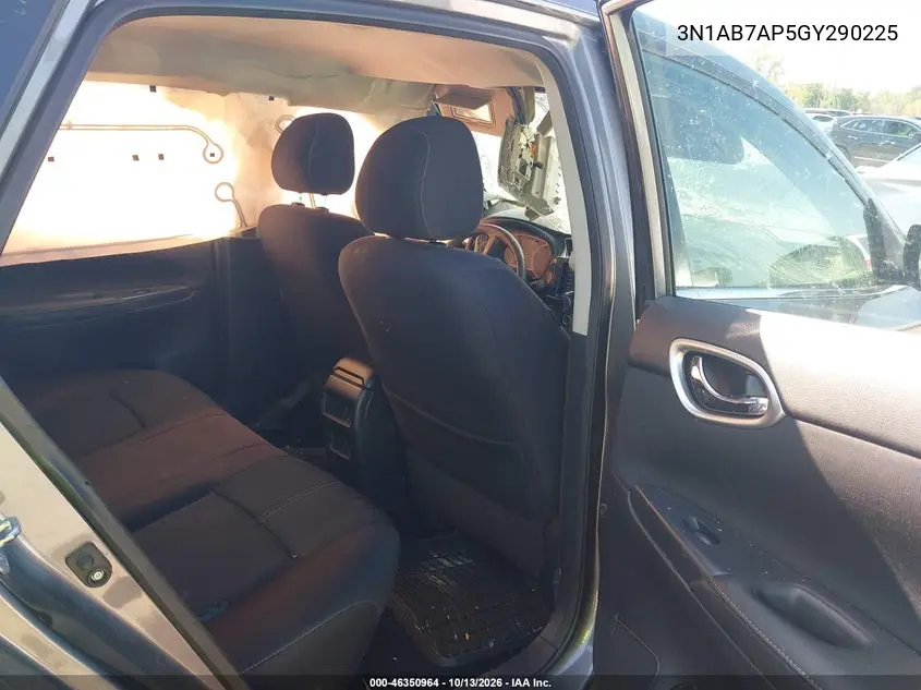 2016 NISSAN SENTRA VIN 3N1AB7AP5GY290225 — фото 8