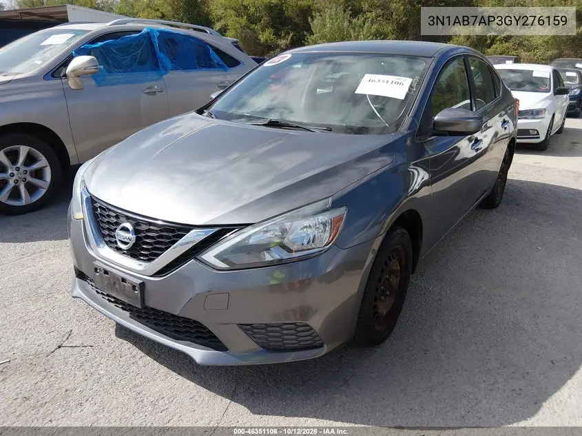 2016 NISSAN SENTRA VIN 3N1AB7AP3GY276159 — фото 2