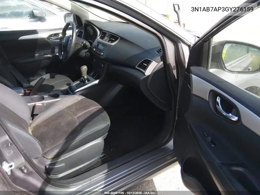 2016 NISSAN SENTRA VIN 3N1AB7AP3GY276159 — фото 5