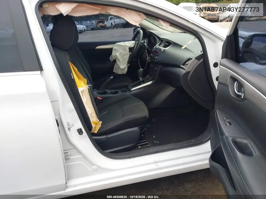 2016 NISSAN SENTRA VIN 3N1AB7AP4GY277773 — фото 5