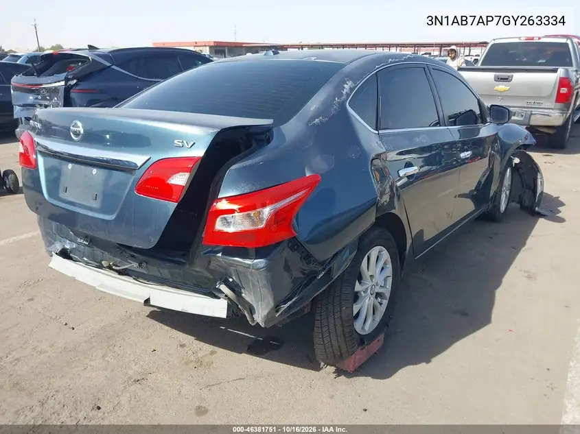 2016 NISSAN SENTRA VIN 3N1AB7AP7GY263334 — фото 4