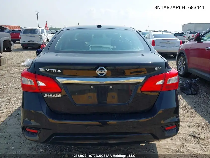 2017 NISSAN SENTRA VIN 3N1AB7AP6HL683441 — фото 17