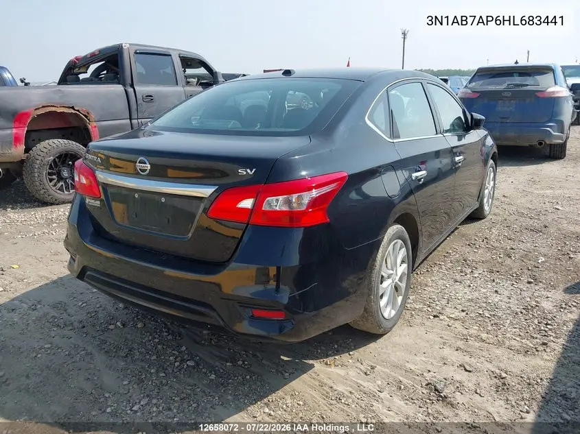 2017 NISSAN SENTRA VIN 3N1AB7AP6HL683441 — фото 4