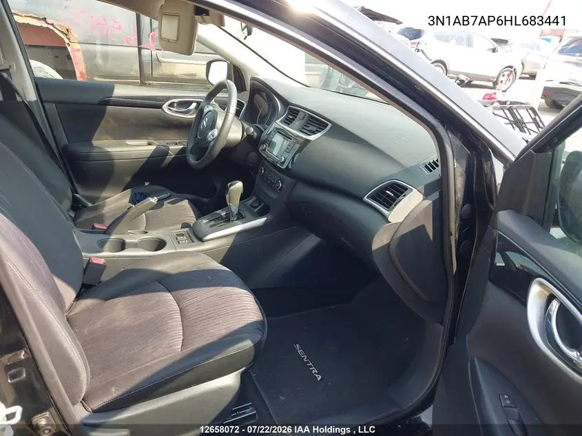 2017 NISSAN SENTRA VIN 3N1AB7AP6HL683441 — фото 5