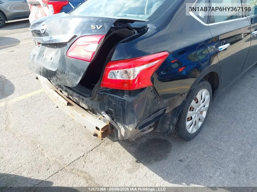 2017 NISSAN SENTRA VIN 3N1AB7AP6HY367198 — фото 21
