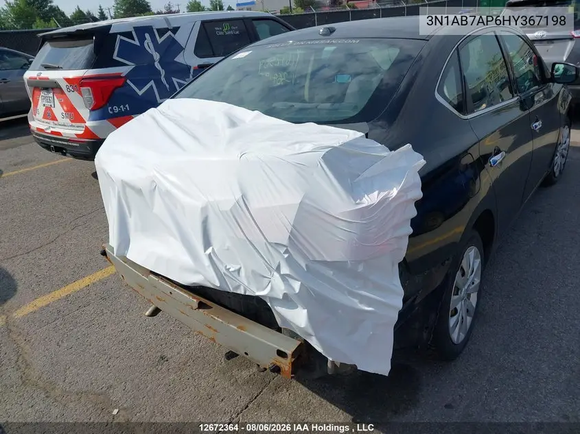 2017 NISSAN SENTRA VIN 3N1AB7AP6HY367198 — фото 22