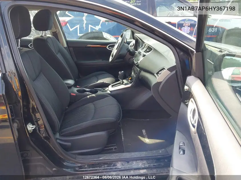 2017 NISSAN SENTRA VIN 3N1AB7AP6HY367198 — фото 5