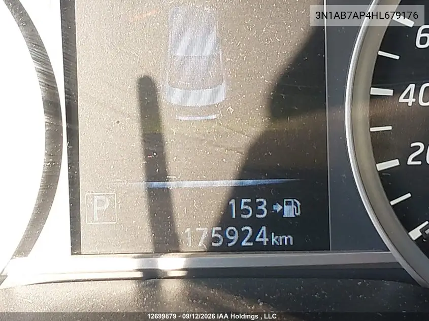 2017 NISSAN SENTRA VIN 3N1AB7AP4HL679176 — фото 15