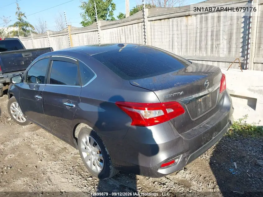 2017 NISSAN SENTRA VIN 3N1AB7AP4HL679176 — фото 3