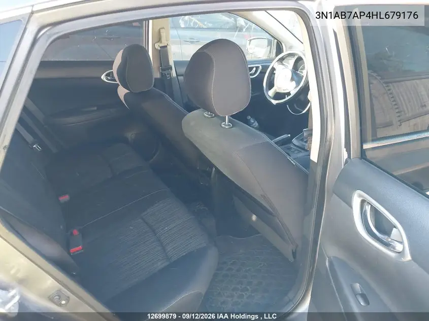2017 NISSAN SENTRA VIN 3N1AB7AP4HL679176 — фото 8