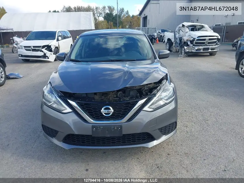 2017 NISSAN SENTRA VIN 3N1AB7AP4HL672048 — фото 12