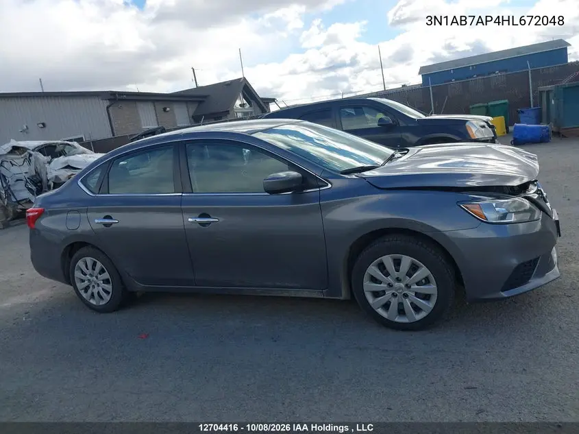 2017 NISSAN SENTRA VIN 3N1AB7AP4HL672048 — фото 13