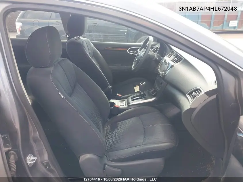 2017 NISSAN SENTRA VIN 3N1AB7AP4HL672048 — фото 5