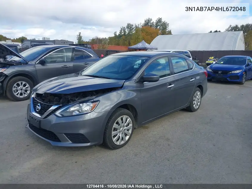 2017 NISSAN SENTRA VIN 3N1AB7AP4HL672048 — фото 6