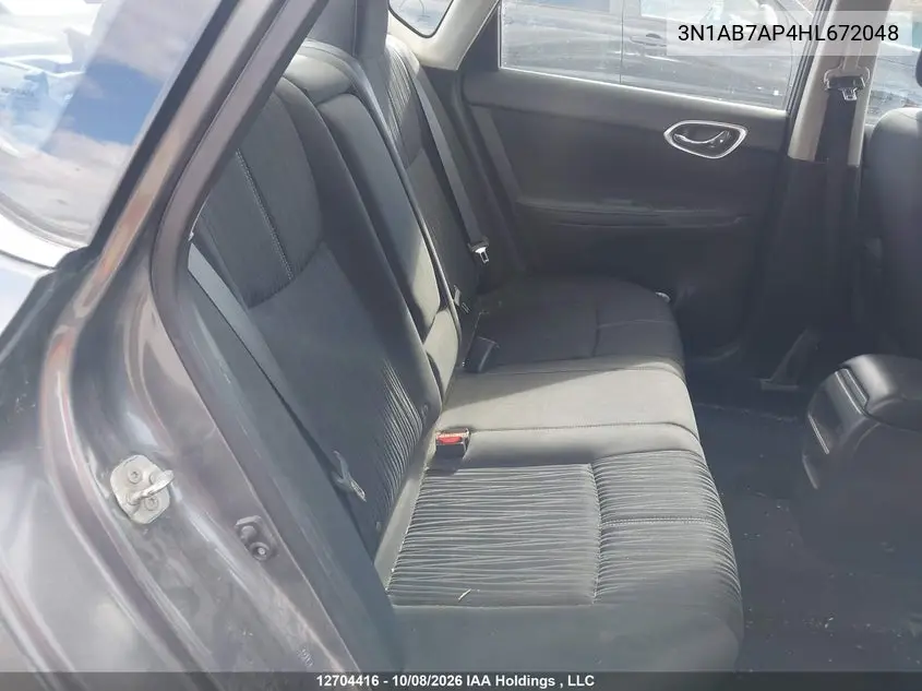 2017 NISSAN SENTRA VIN 3N1AB7AP4HL672048 — фото 8
