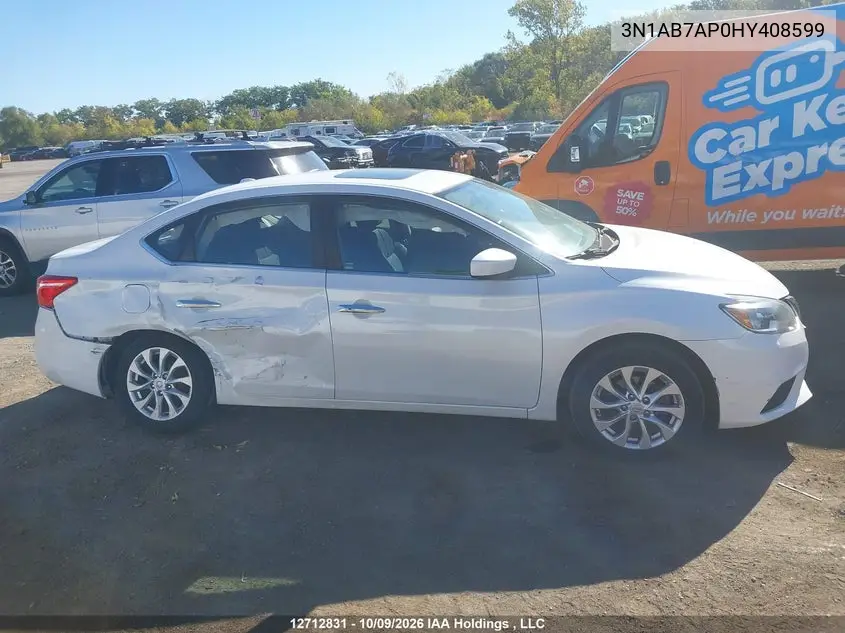 2017 NISSAN SENTRA VIN 3N1AB7AP0HY408599 — фото 13