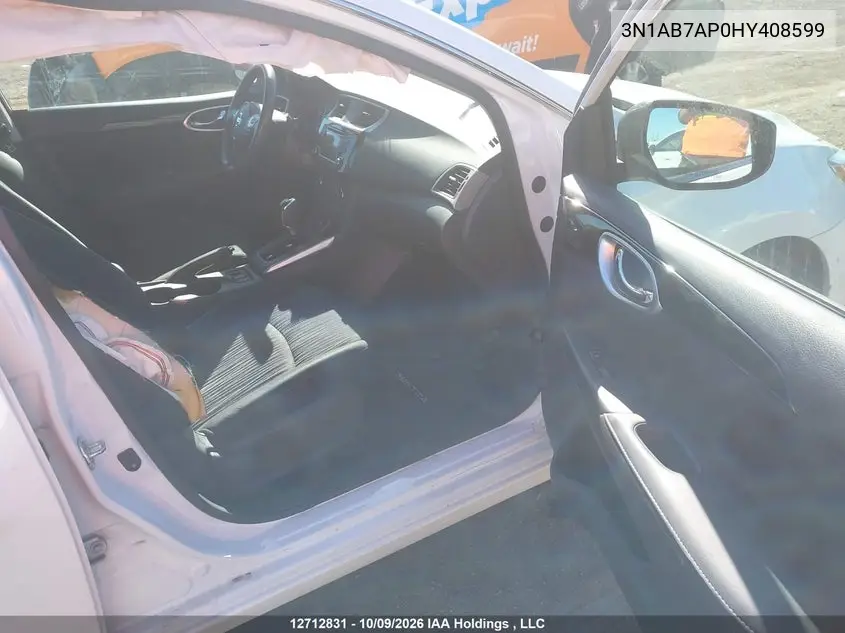 2017 NISSAN SENTRA VIN 3N1AB7AP0HY408599 — фото 5