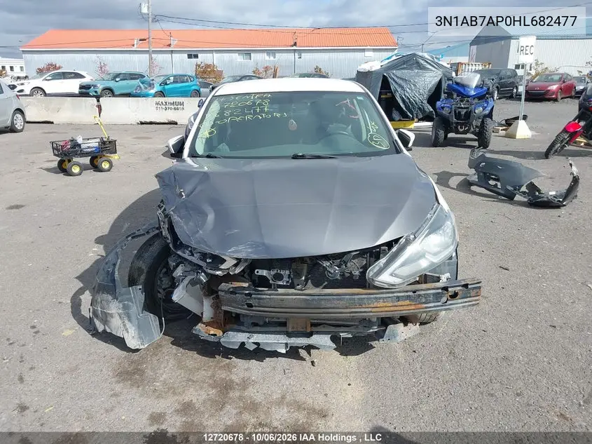 2017 NISSAN SENTRA VIN 3N1AB7AP0HL682477 — фото 11