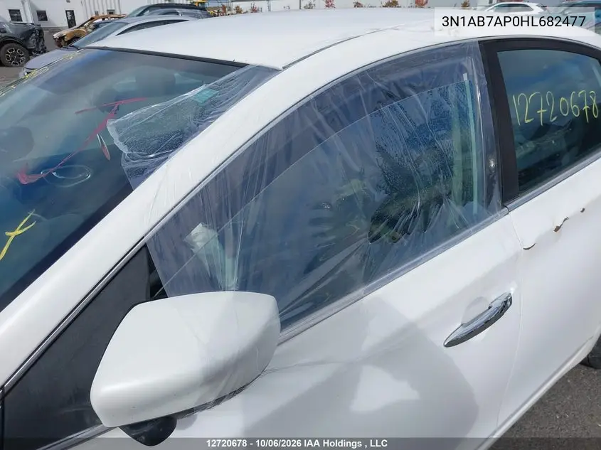 2017 NISSAN SENTRA VIN 3N1AB7AP0HL682477 — фото 19
