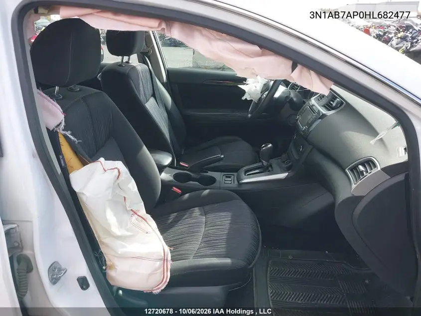 2017 NISSAN SENTRA VIN 3N1AB7AP0HL682477 — фото 5